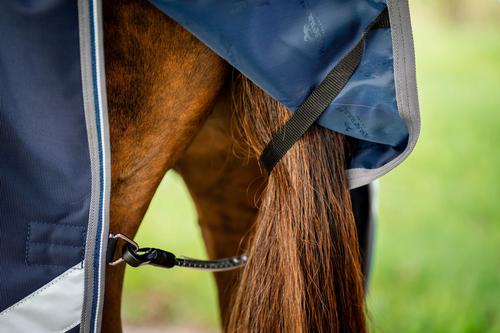 Show full view: Horseware Ireland Rambo 1680D 0g Horse Turnout, Navy / Thunderstorm Grey / Silver, 66 inches slide 7 of 7