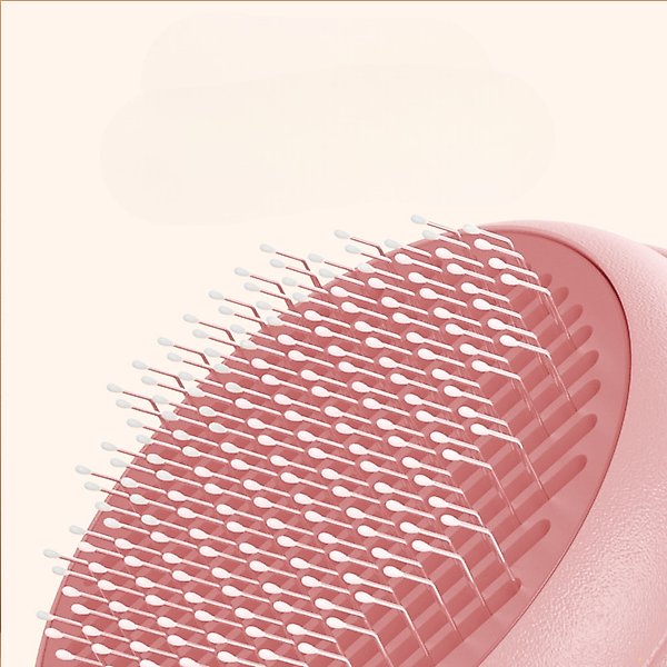 Show full view: Happy & Polly Donut Cat Groom Brush, Pink slide 4 of 8