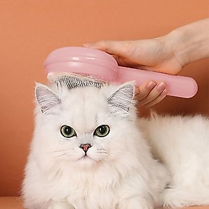 Happy & Polly Donut Cat Groom Brush, Pink
