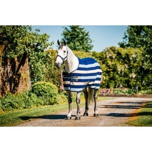 Horseware Newmarket Fleece Horse Cooler, Witney Navy, 78 inches