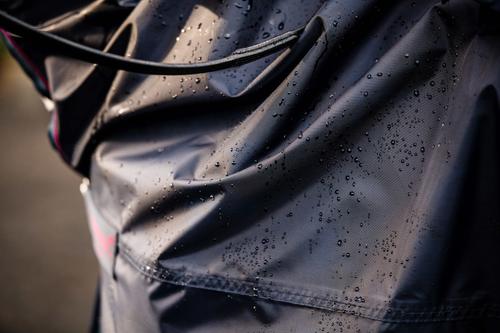 Show full view: Horseware Ireland Rambo Mack in a Sack Horse Sheet, Navy / Burgundy / Teal, Large slide 3 of 5