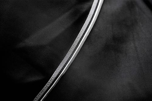 Show full view: Horseware Ireland Rambo 1680D Plus 0g Horse Turnout, Black / Thunderstorm Grey / Silver, 66 inches slide 4 of 6