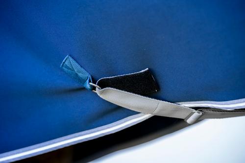 Show full view: Horseware Ireland Amigo Horse Jersey Cooler, Navy / Titanium Grey / Silver, 66 inches slide 6 of 8