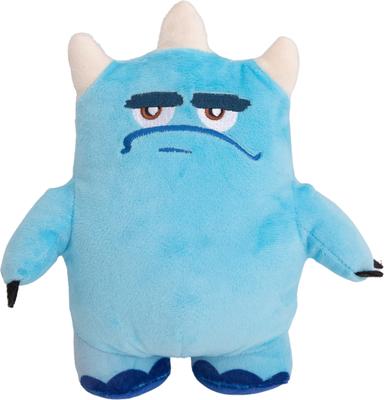 Show full view: Snugarooz Jolly Joel 2-in-1 Squeaky Crinkle Plush Dog Toy with TPR Ball, Blue, 8-in slide 2 of 7