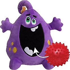 Snugarooz Distracting Dave Monster 2 in 1 Squeaky Dog Plush Toy