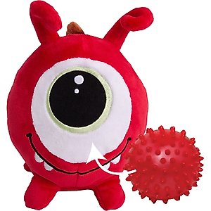 Snugarooz Just Jeff Monster 2 in 1 Squeaky Dog Plush Toy