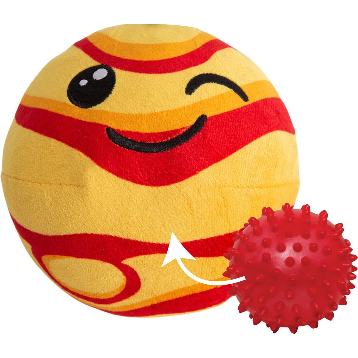 Snugarooz Joyful Jupiter 2 in 1 Squeaky Dog Plush Toy