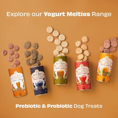 Show full view: Pawfect All Natural Grain-free Yogurt with Carrot Prebiotic Probiotic Freeze-dried Dog Treat, 1.34-oz canister slide 8 of 10