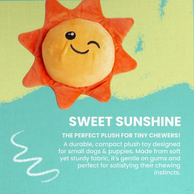 Show full view: Snugarooz Sweet Sunshine 2 in 1 Squeaky Dog Plush Toy slide 4 of 7