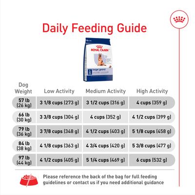 Show full view: Royal Canin Size Health Nutrition Large Adult 5+ Dry Dog Food, 30-lb bag slide 9 of 12