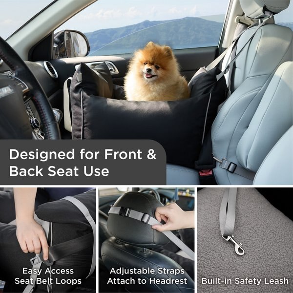 Lesure Waterproof Small Dog Car Booster Seat, Standard