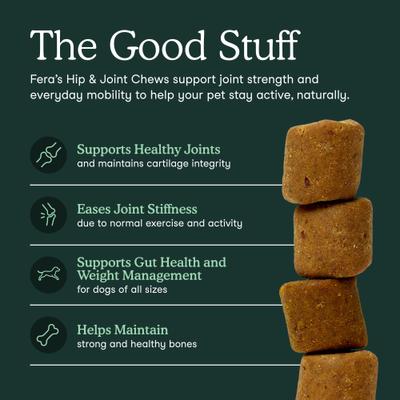 Show full view: Fera Pets Hip & Joint Supplement for Dogs, 10 count slide 3 of 11