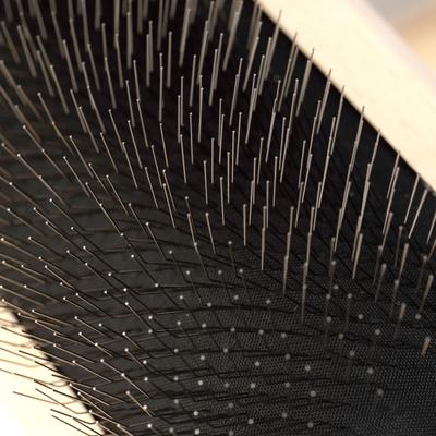 Show full view: Chris Christensen KARBEN Dog, Cat, Horse & Small Pet Pin Slicker Brush, Natural Wood, Medium slide 4 of 8