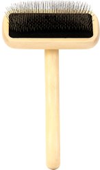 Chris Christensen KARBEN Dog, Cat, Horse & Small Pet Pin Slicker Brush, Natural Wood, Small