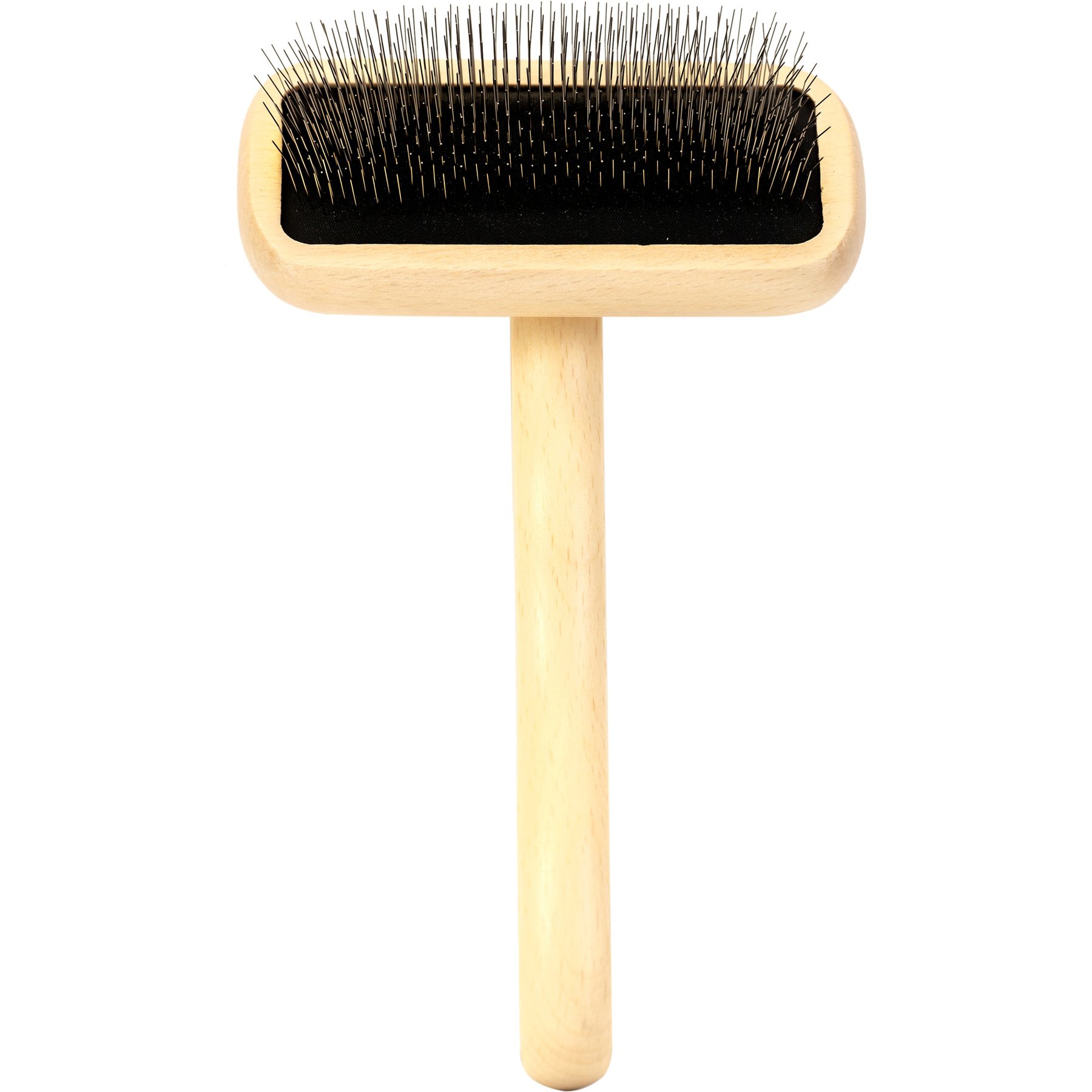 Chris Christensen KARBEN Dog, Cat, Horse & Small Pet Pin Slicker Brush, Natural Wood, Small