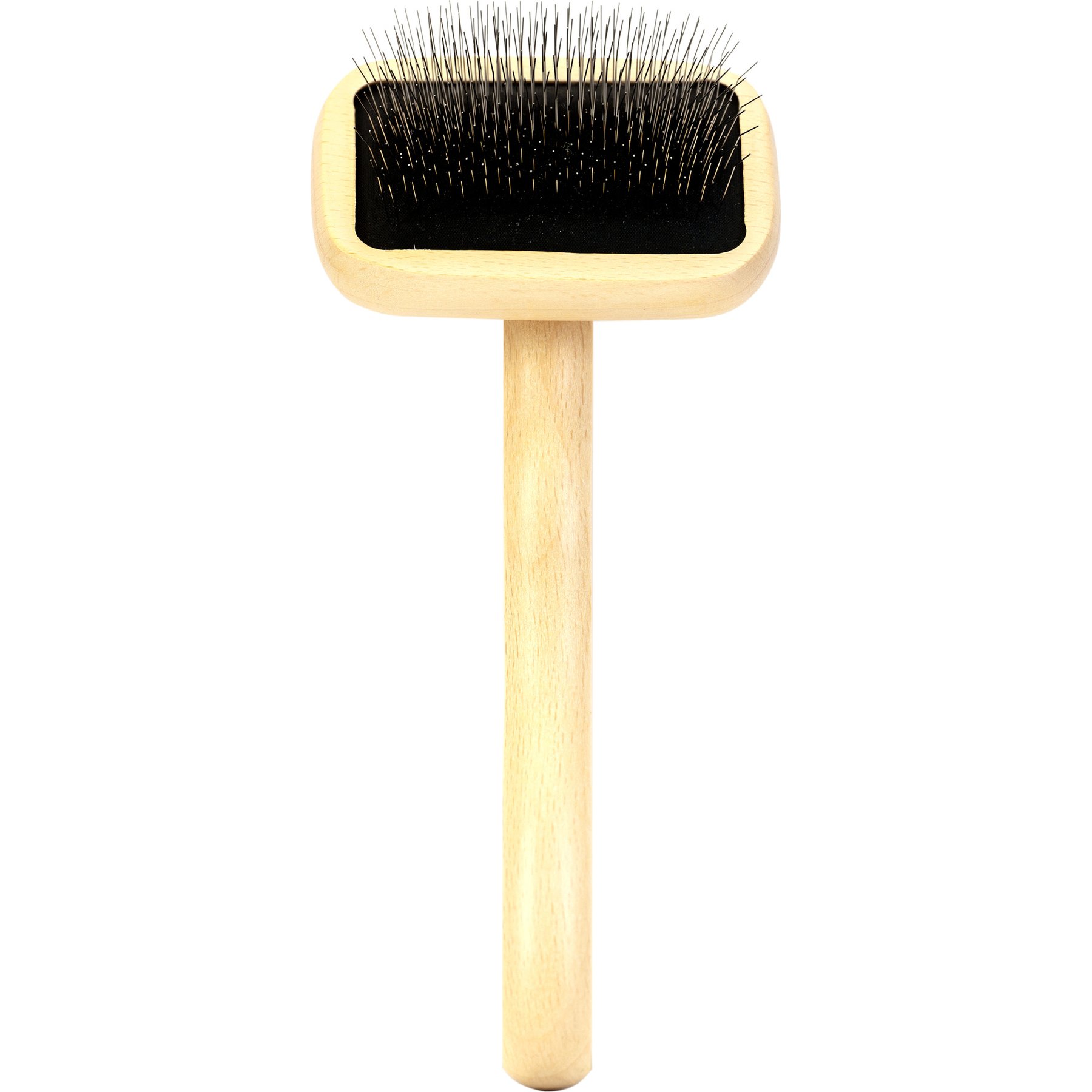 Chris Christensen KARBEN Dog, Cat, Horse & Small Pet Pin Slicker Brush, Natural Wood, X-Small