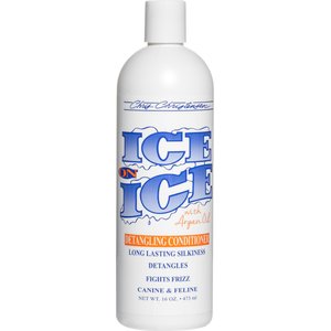 Chris Christensen Ice on Ice Dog, Cat & Horse Detangling Conditioner, 16-fl oz bottle