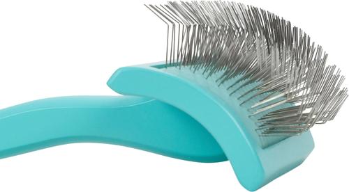 Show full view: Chris Christensen Dog, Cat & Horse Slicker Brush, Teal, Medium slide 8 of 9