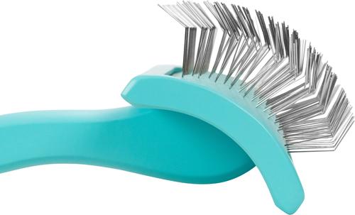 Show full view: Chris Christensen Dog, Cat & Horse Slicker Brush, Teal, Medium slide 6 of 9