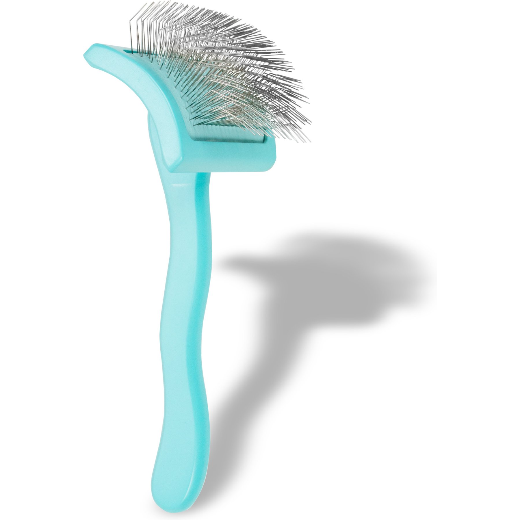Chris Christensen Dog, Cat & Horse Slicker Brush, Teal, Medium