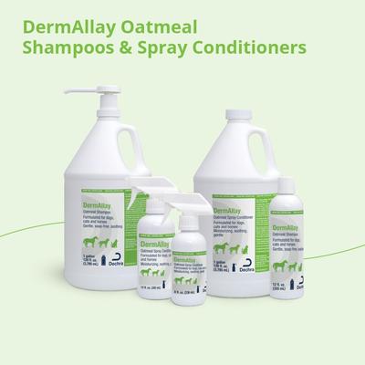 Show full view: DermAllay Oatmeal Spray Conditioner for Dogs, Cats & Horses, 1-gallon bottle slide 5 of 9