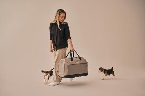 Show full view: Tavo Pets Hendrick Dog & Cat Car Seat & Flexible Carrier, Tawny slide 2 of 10