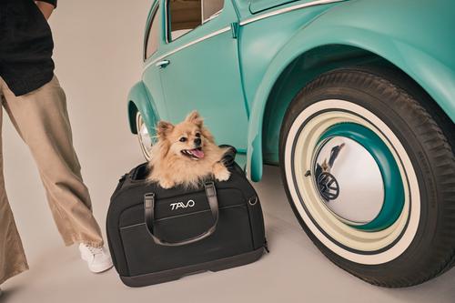 Show full view: Tavo Pets Hendrick Dog & Cat Car Seat & Flexible Carrier, Onyx slide 2 of 10