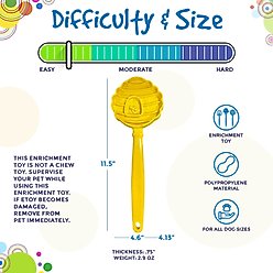 SodaPup Beehive Lick Stick Dog Toy, Yellow slide 2 of 6