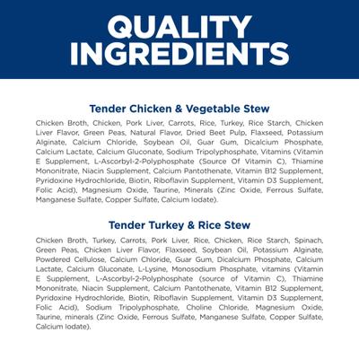 Show full view: Hill's Science Diet Sensitive Stomach & Sensitive Skin Variety Pack Adult Turkey & Chicken Stew Canned Dog Food, 12.5-oz, 12 count slide 8 of 10