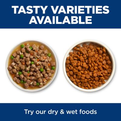 Show full view: Hill's Science Diet Perfect Weight Chicken & Salmon Variety Pack Stew Wet Cat Food, 2.8-oz Pouch, 12 count slide 8 of 10