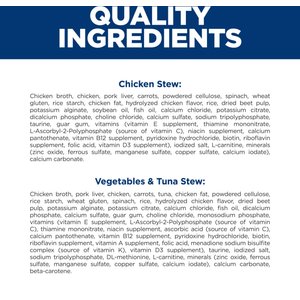 Hill's Science Diet Adult Urinary & Hairball Control Chicken & Tuna Variety Pack Stew Wet Cat Food, 2.9-oz Can, 12 count