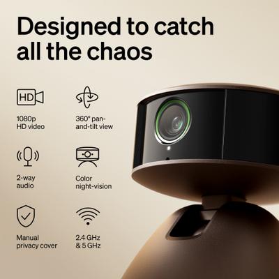 Show full view: Petlibro Scout Smart Pet Camera with AI Multi-Pet Recognition, Brown slide 6 of 11