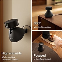 Petlibro Scout Smart Pet Camera with AI Multi-Pet Recognition, Black slide 2 of 7