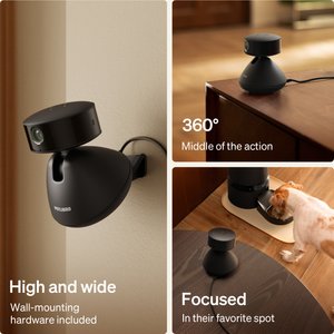 Petlibro Scout Smart Pet Camera with AI Multi-Pet Recognition, Black