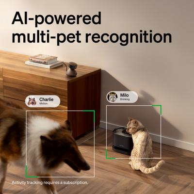 Show full view: Petlibro Scout Smart Pet Camera with AI Multi-Pet Recognition, Brown slide 3 of 11
