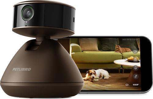 Show full view: Petlibro Scout Smart Pet Camera with AI Multi-Pet Recognition, Brown slide 2 of 11