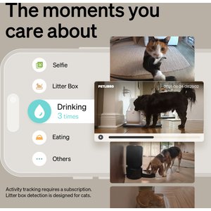 Petlibro Scout Smart Pet Camera with AI Multi-Pet Recognition, Black
