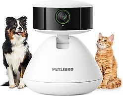 Petlibro Scout Smart Pet Camera with AI Multi-Pet Recognition, White