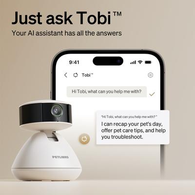 Show full view: Petlibro Scout Smart Pet Camera with AI Multi-Pet Recognition, White slide 8 of 11