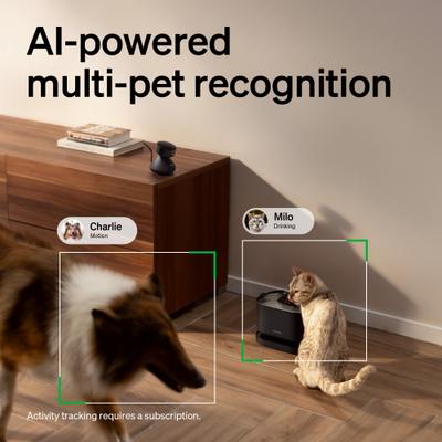 Show full view: Petlibro Scout Smart Pet Camera with AI Multi-Pet Recognition, Black slide 2 of 10