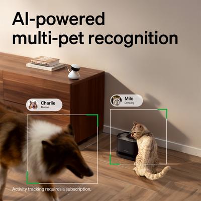 Show full view: Petlibro Scout Smart Pet Camera with AI Multi-Pet Recognition, White slide 3 of 11
