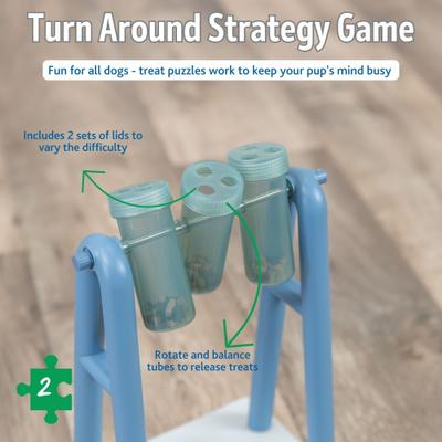 Show full view: TRIXIE Mad Scientist Turn Around Activity Strategy Game Dog Toy, Level 2 slide 3 of 8