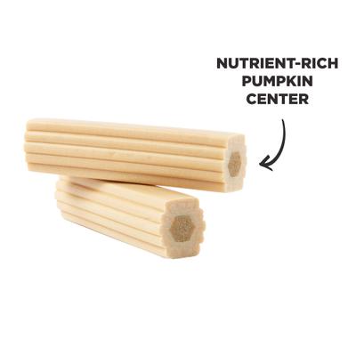 Show full view: Project Hive Pet Company Pumpkin Dental Stick Dog Chew Treat, X-Large, 18.3-oz bag slide 5 of 10