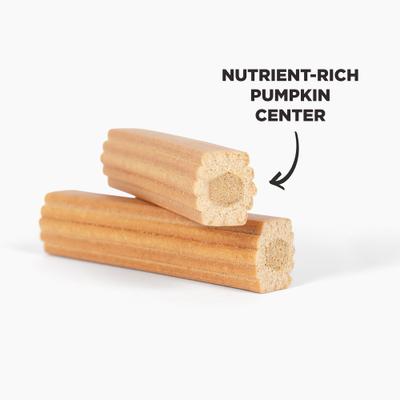 Show full view: Project Hive Pet Company Pumpkin Dental Stick Dog Chew Treat, Large, 7-oz bag slide 5 of 10