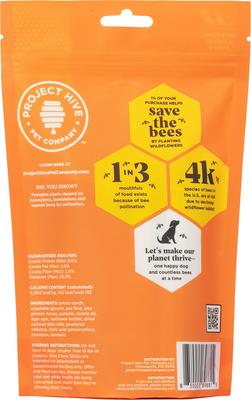 Show full view: Project Hive Pet Company Pumpkin Dental Stick Dog Chew Treat, Large, 7-oz bag slide 3 of 10