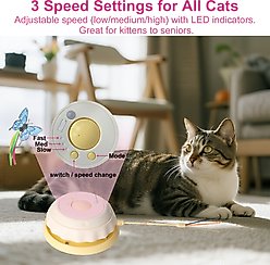 Shele Smart Interactive Dual Teasing Rods Cat Toy slide 2 of 9