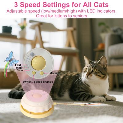 Show full view: Shele Smart Interactive Dual Teasing Rods Cat Toy slide 7 of 11