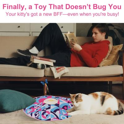 Show full view: Shele Smart Interactive Dual Teasing Rods Cat Toy slide 10 of 11