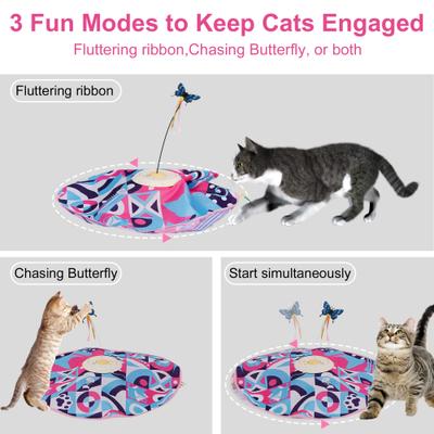 Show full view: Shele Smart Interactive Dual Teasing Rods Cat Toy slide 4 of 11