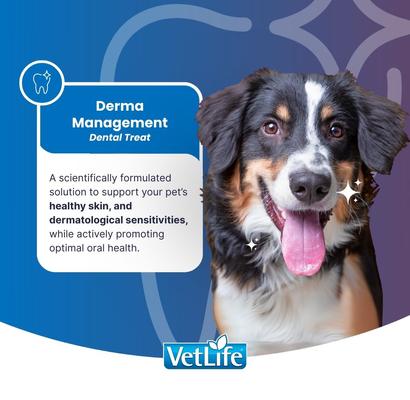 Show full view: Farmina Vet Life Derma Management Sweet Potato & Pork Adult Dog Treats, 3.5-oz bag slide 3 of 8